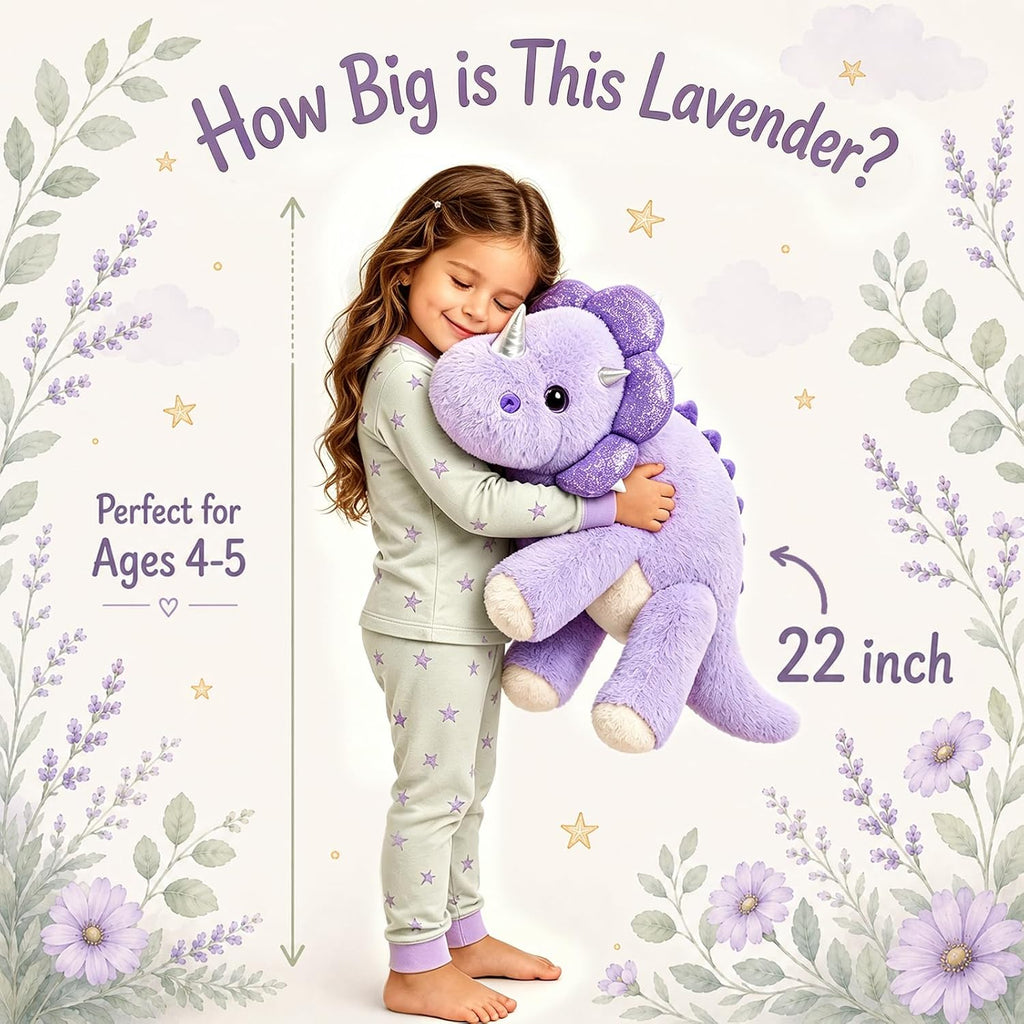 gnomantic Animales de peluche con peso de dinosaurio, almohada de felpa