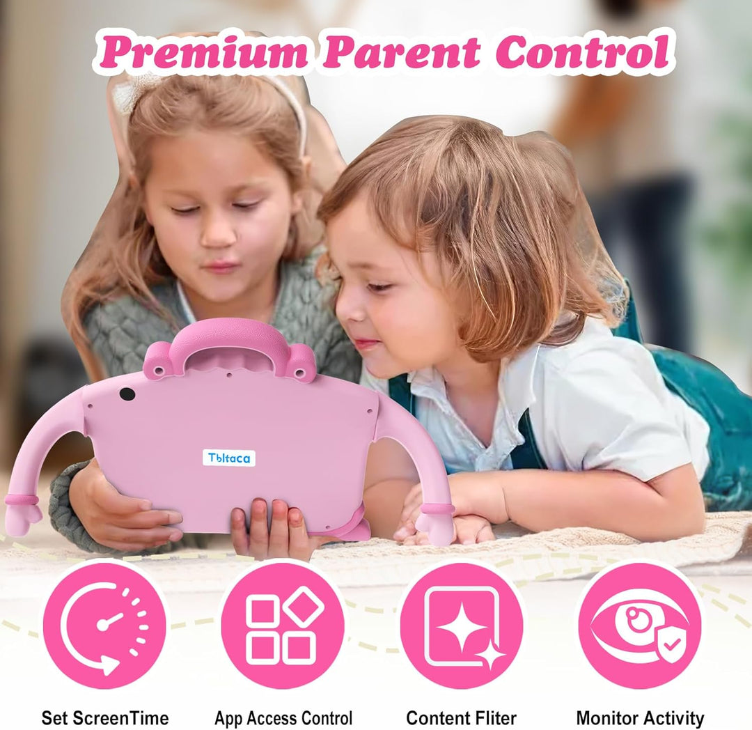 Tbltaca Tableta para niños de 7 pulgadas para niños de 32 GB con fu...