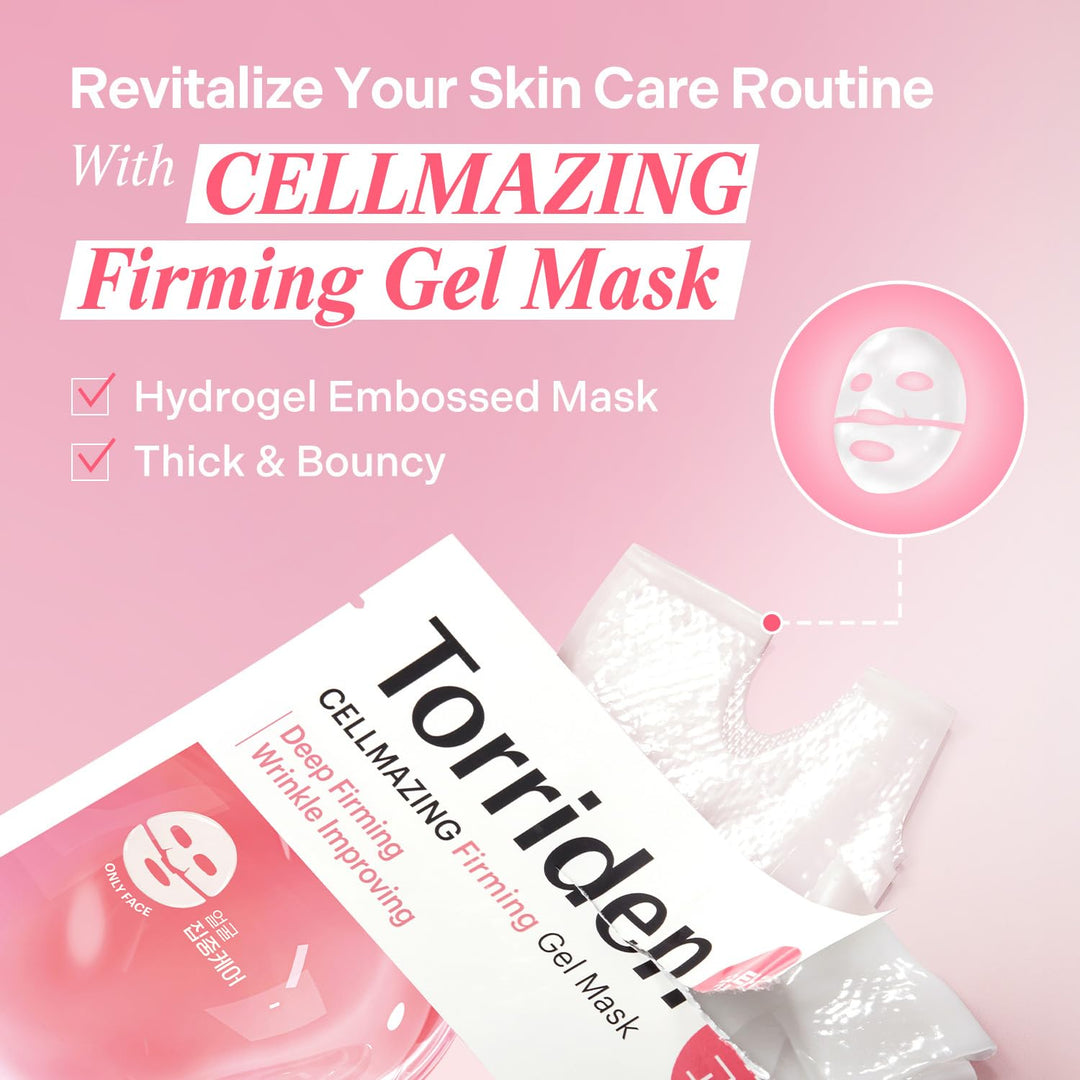 Torriden CELLMAZING Mascarilla de gel reafirmante de colágeno solo...