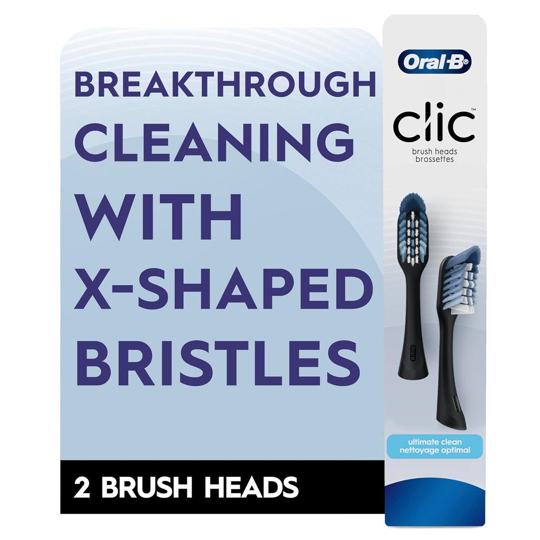 Oral-B Clic Cabezales de repuesto para cepillos de dientes, 2 cepil...
