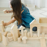 Bloques para armar lisos de madera Melissa Doug Estándar
