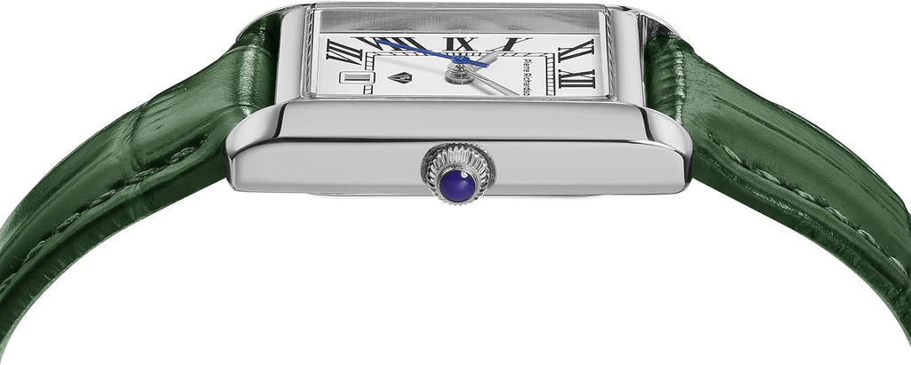 PIERRE RICHARDSON PR1092 Reloj para Mujer - Correa de Cuero, Movimiento de Cuarzo Japonés, Resistente al Agua 5ATM, Cristal de Zafiro Resistente a Arañazos