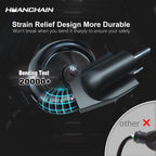 HUANCHAIN Cable de extensión negro de 50 pies, calibre 16, cable eléctrico