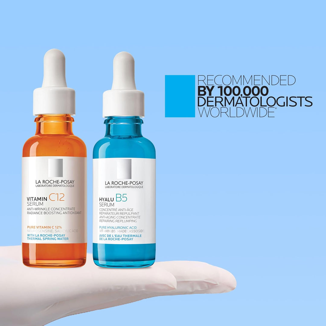 La Roche-Posay Hyalu B5 Pure Hyaluronic Acid Serum for Face, Vitami...