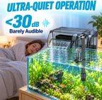 Filtro de acuario grande UV de 264 GPH para control de algas de 20 a 65