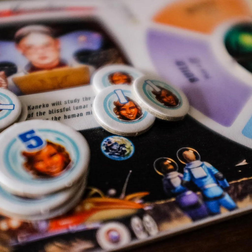 Rio Grande Games Moon Colony Bloodbath Juego de cartas de construcción de motor estratégico