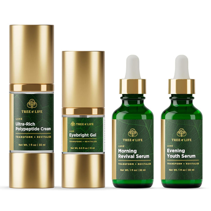 Tree of Life Beauty Ultimate Skin Care Set, iluminador, reafirmante...