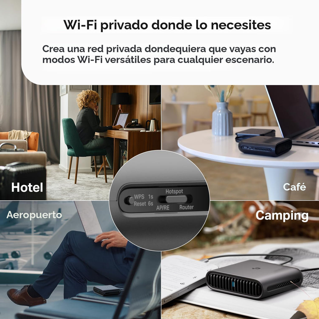 TP-Link Router de Viaje Ultra-Portátil Wi-Fi 6 AX1500 TL-WR1502X
