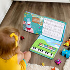 Teclado de piano para niños pequeños con libro, juguetes musicales educativos para niños de 3, 4, 5, 6 años, regalos para niños y niñas