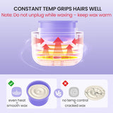 AUZEAL - Mini kit de cera facial para mujer, kit de depilación faci...