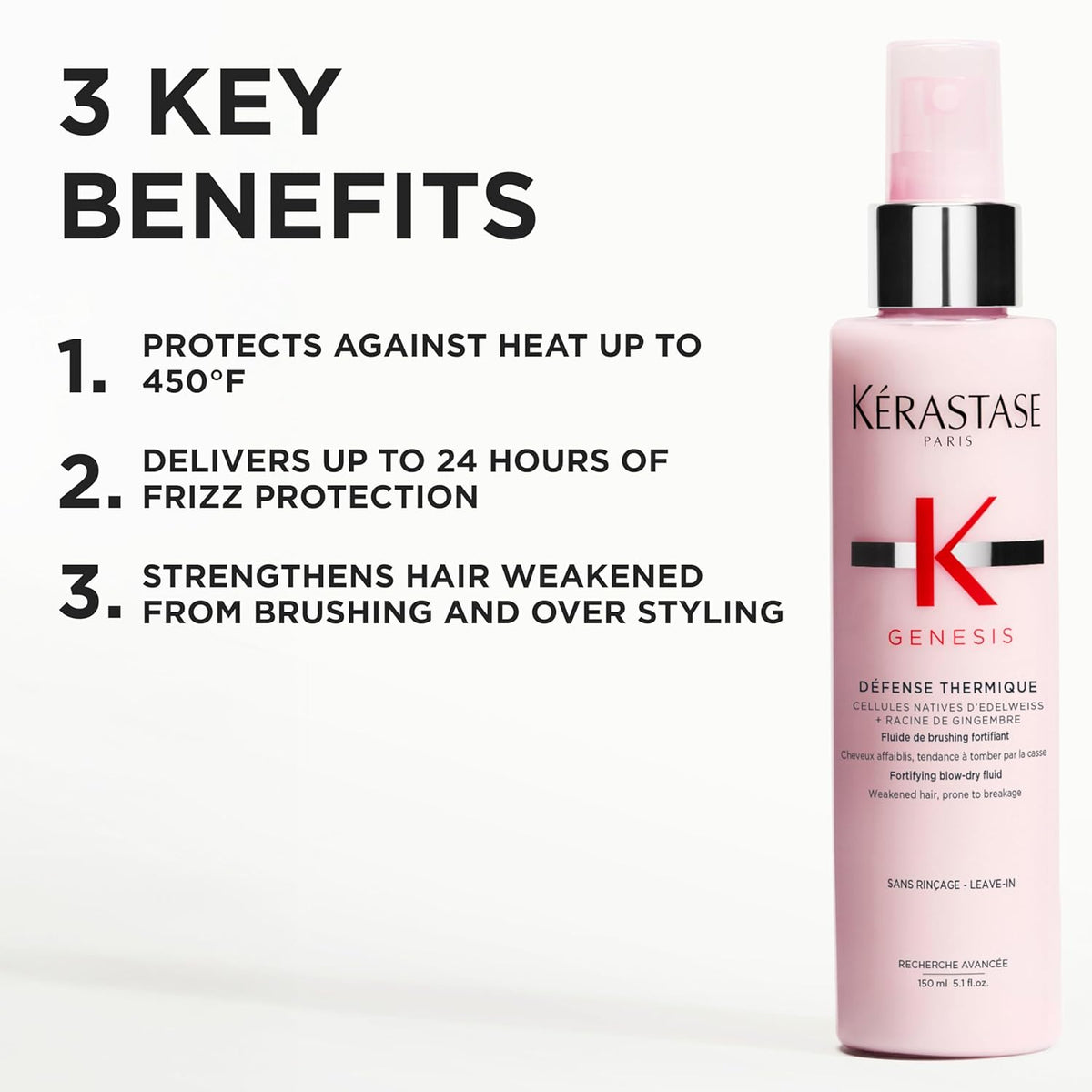 Kerastase Genesis Thermique Primer para Secado con Secador, Protect...