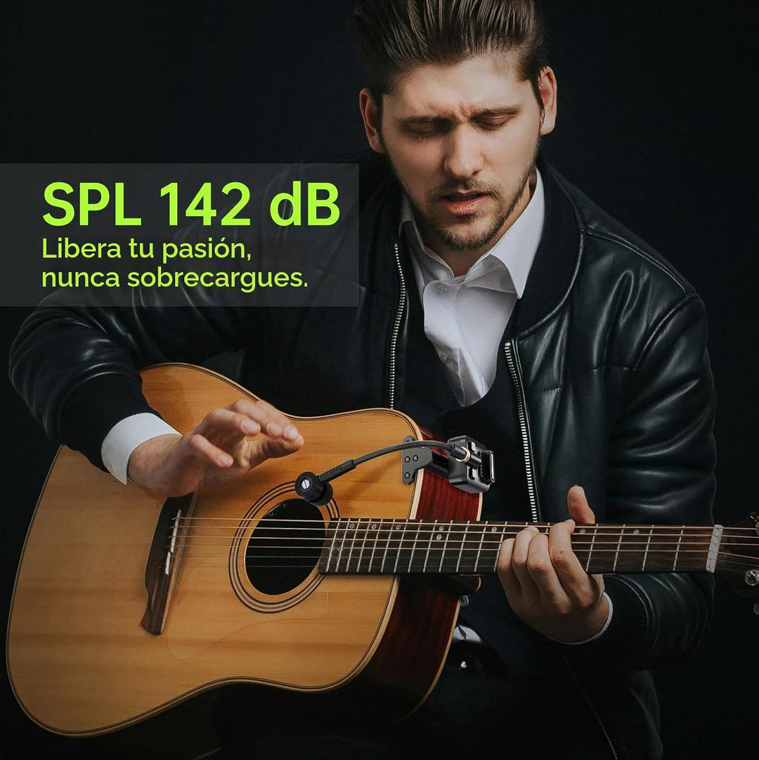 Xvive Sistema inalámbrico de guitarra acústica U8 2.4GHz transmisor...