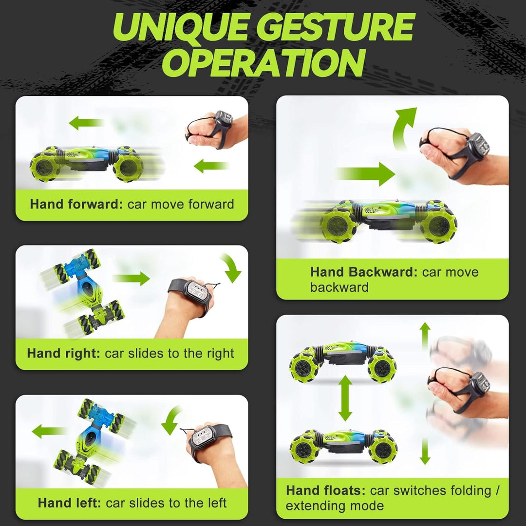 Dysaim Gesture - Coche de acrobacias controlado a mano para niños y...