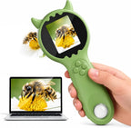 Microscopio de bolsillo digital de mano para niños, regalos de microscopio