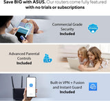 ASUS RT-AX57 GO -AX3000 Router WiFi 6 portátil de doble banda para...