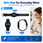 Pulsera de alarma vibratoria para personas que duermen pesadamente, reloj de choque para adolescentes, pulsera silenciosa, despertador, despertar sordos con TDAH, personas con TDAH, portátil