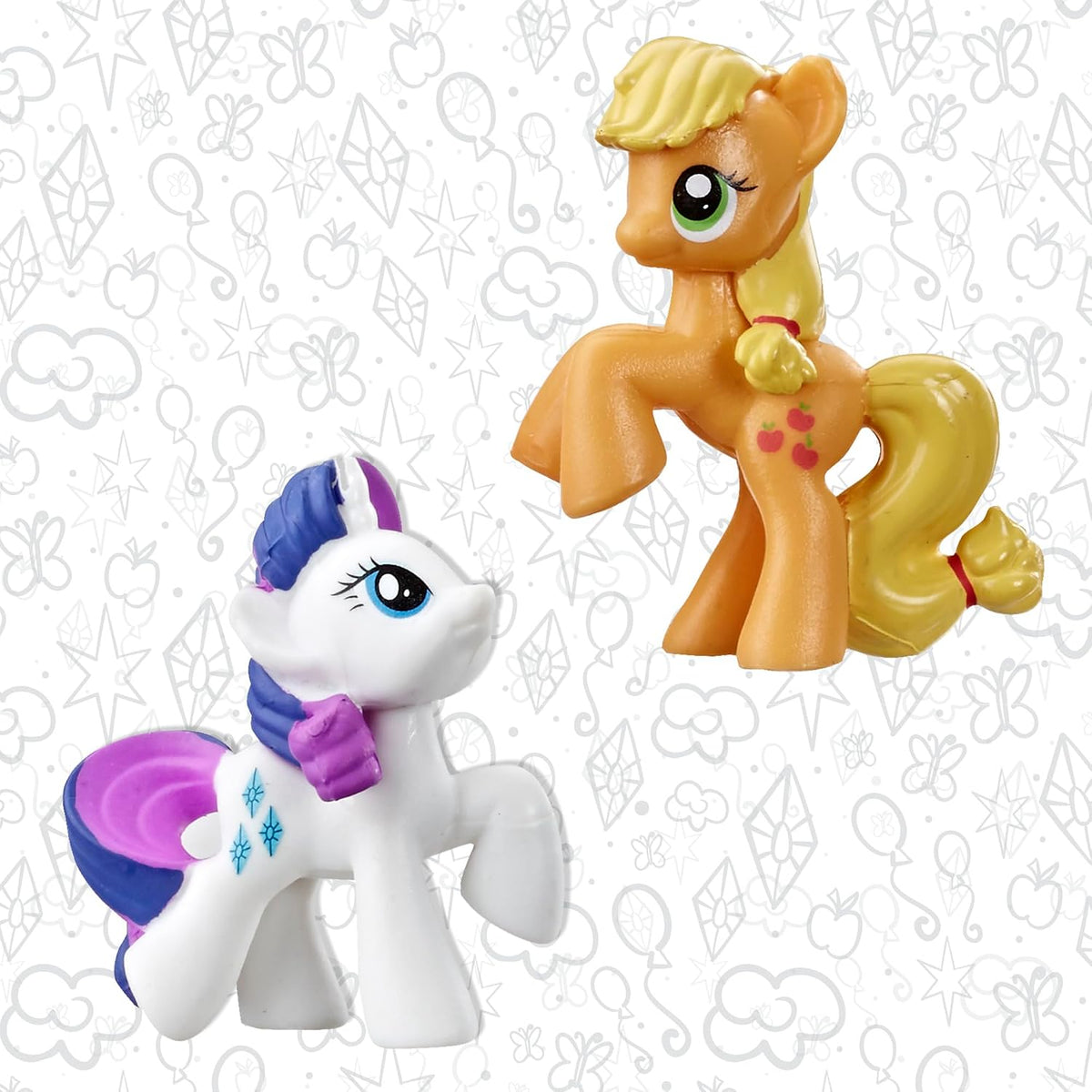 My Little Pony Toy Rainbow Equestria Favorites 10 Figure Collection, para Kids Ages 3 Years Old y Up (Amazon Exclusive)