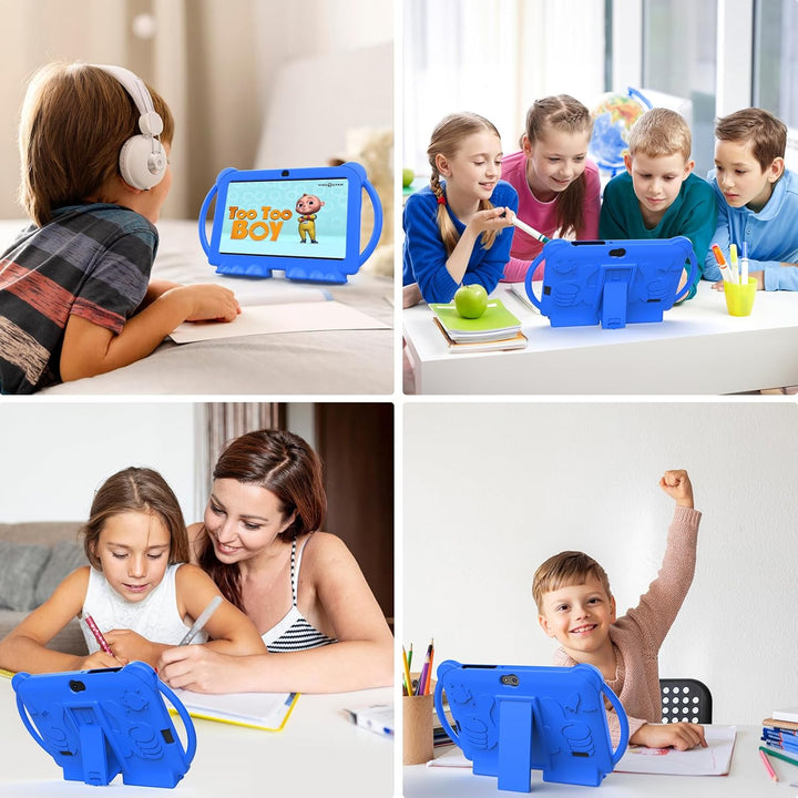RUIQIAI Tablet para niños 2025, tablet Android 12 para niños de 7 p...