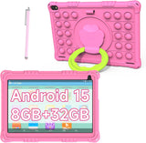 Tablet Android 15 para niños, tabletas de 10 pulgadas para niños, 8...