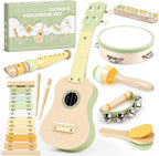 Juego de guitarra para niños - Instrumentos musicales Montessori 8 en 1