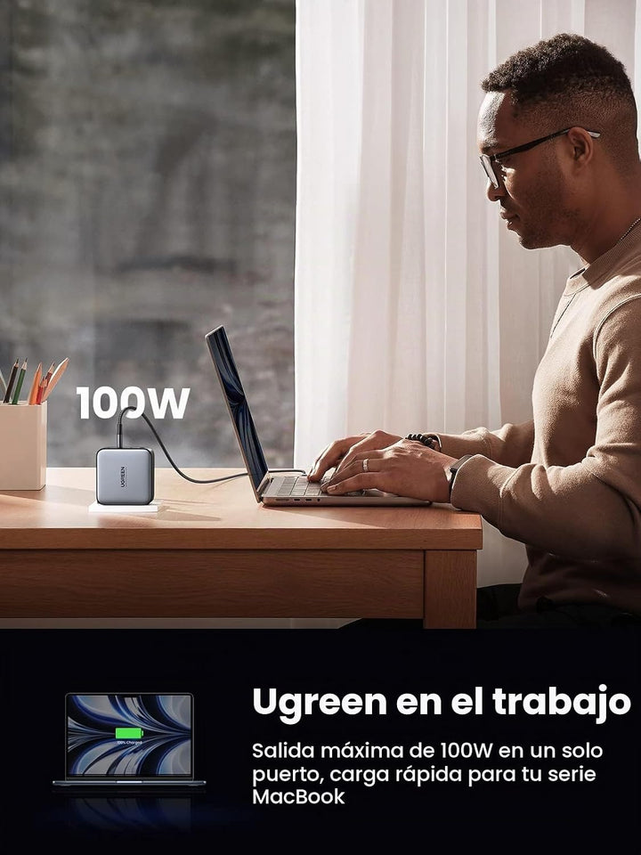 UGREEN Paquete de banco de energía de 100W 20000mAh con cargador US...