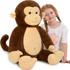 Juguete de peluche gigante de 30 pulgadas, almohada de animal de peluche