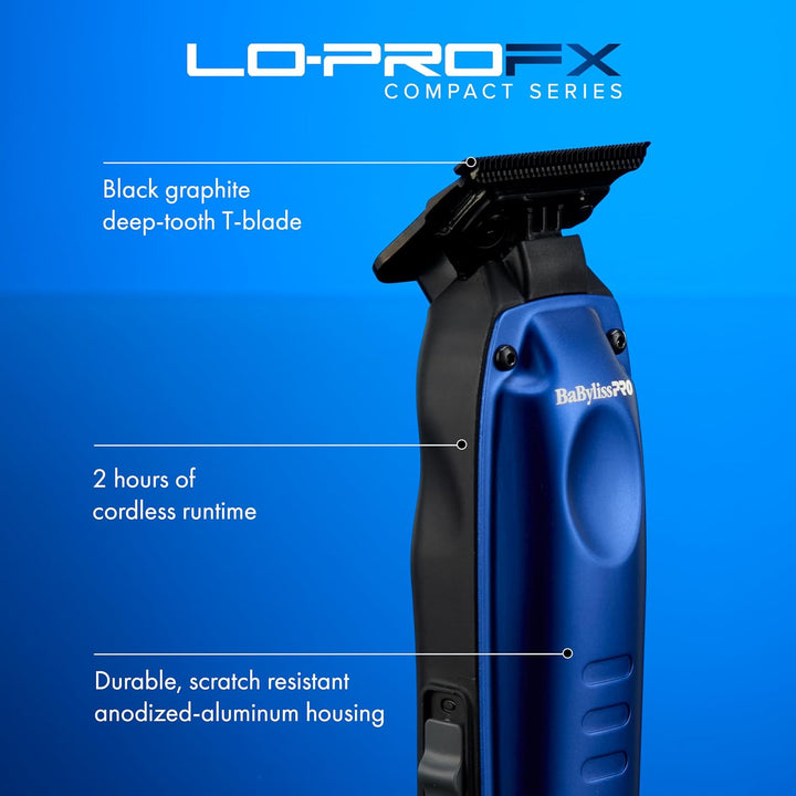 BaBylissPRO Recortadoras LO-PROFX compactas de alto rendimiento par...