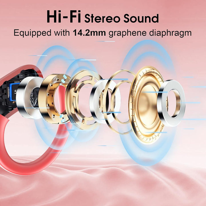 Aptkdoe Auriculares Inalámbricos 75hrs Bluetooth 5.4 Auriculares De...
