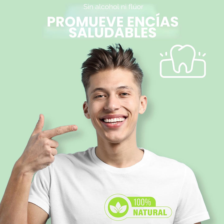 Elementa Silver - Enjuague bucal para adultos 20 fl oz. - menta de...