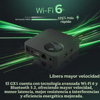 RockTek GX1 4K Reproductor de transmisión de Google TV, Dolby Vision y Atmos, Wi-Fi 6 (renovado)