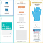 Be Smart Get Prepared Kit de primeros auxilios de 110