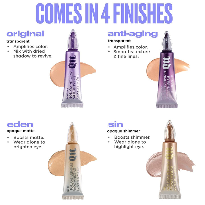 Prebase de sombra de ojos Primer Potion 0,37 onzas líquidas, Sin