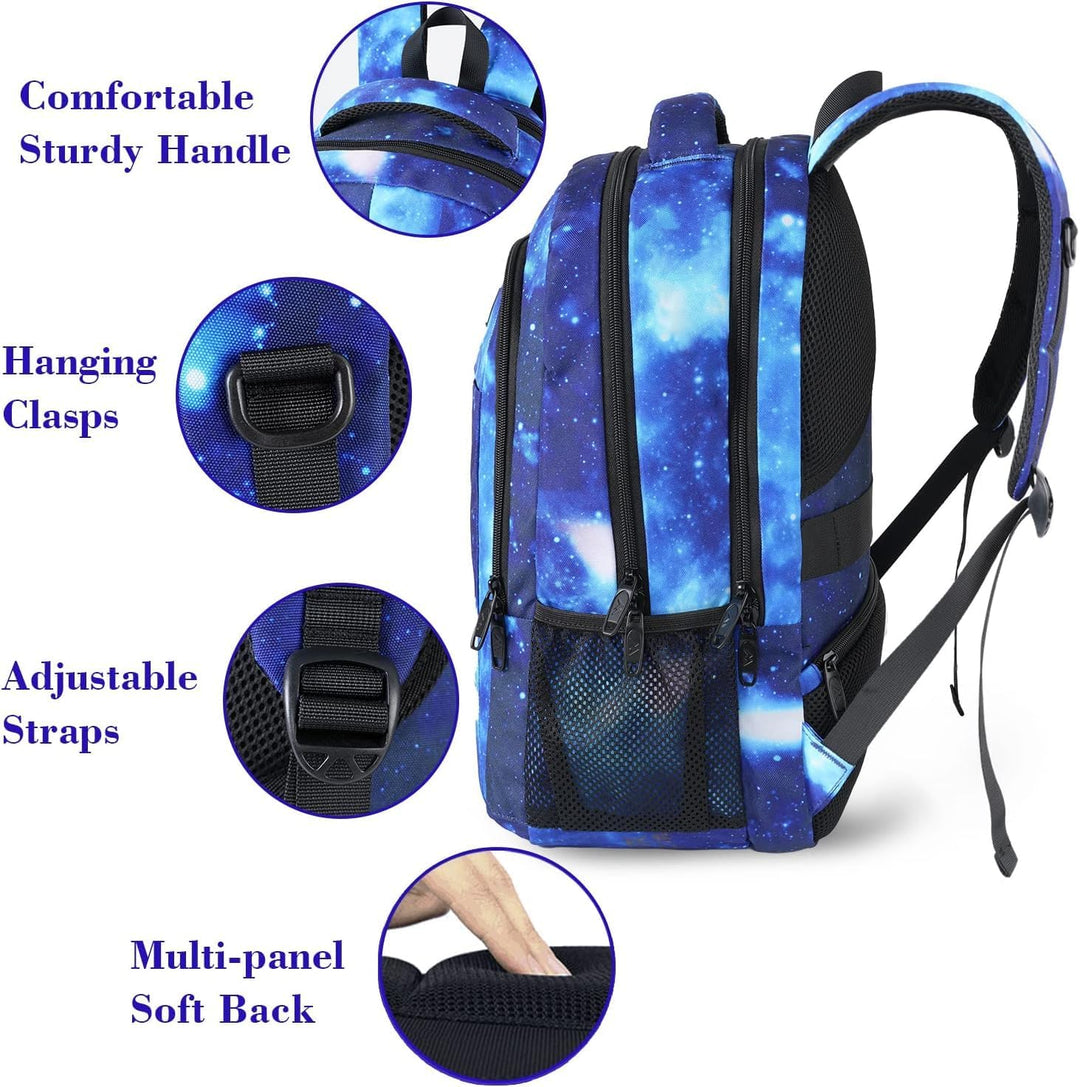 MATEIN - Mochila escolar unisex, antirrobo, para universidad o escu...