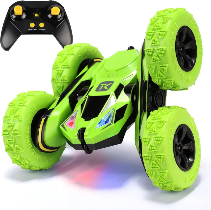 Threeking Rc Stunt Car Automóvil de acrobacias con control remoto,...