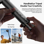 ULANZI MT98 2 en 1 Selfie Stick y trípode para cámara de acción, montaje de