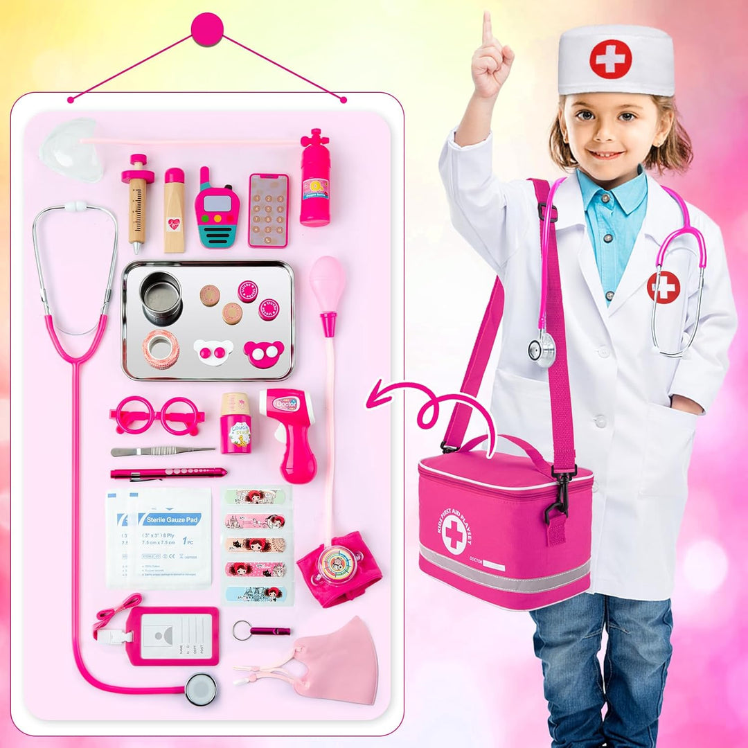Kit médico para niños y niñas 34 piezas para niños
