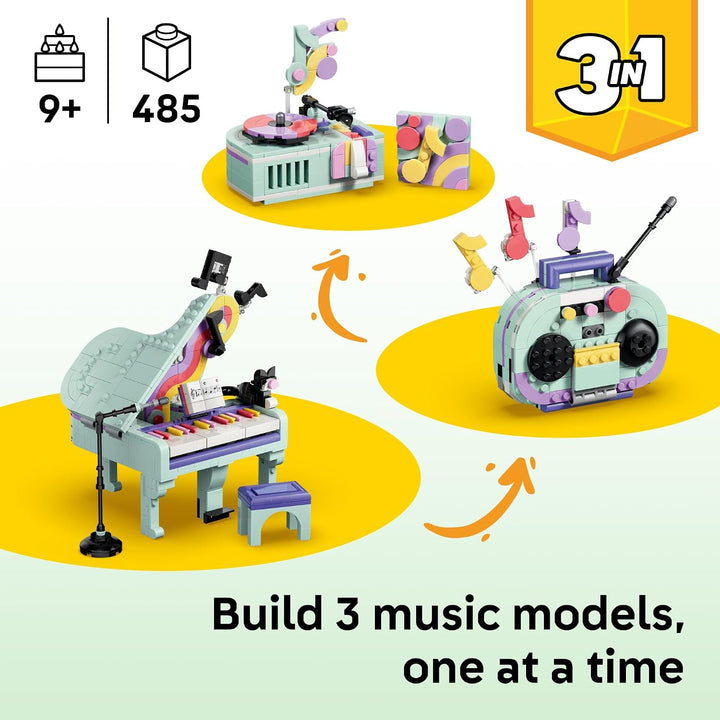 LEGO Creator Piano decorativo musical 3 en 1 con gato 31392 | Jugue...