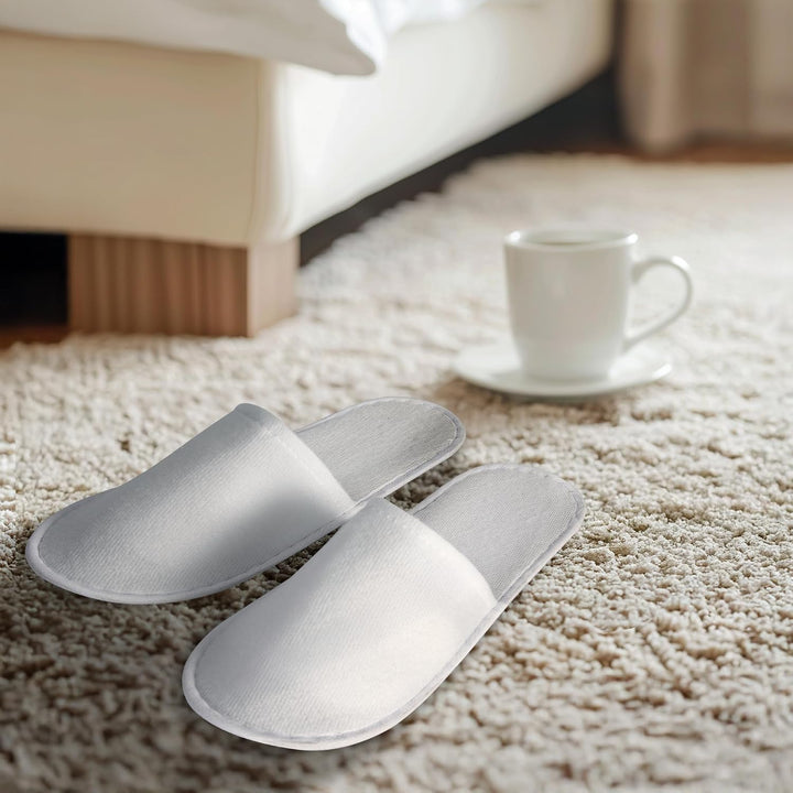 UrbanRoots 28 pares de pantuflas desechables para invitados, pantuf...