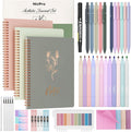 Nicpro 50PCS lindo espiral cuaderno estacionario conjunto para las mujeres