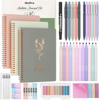 Nicpro 50PCS lindo espiral cuaderno estacionario conjunto para las mujeres