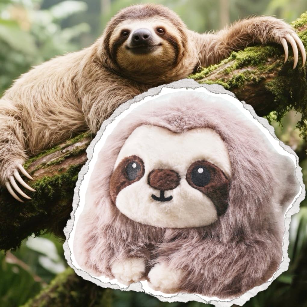 uoozii Animales de peluche con peso de perezoso de 24 pulgadas | 5...