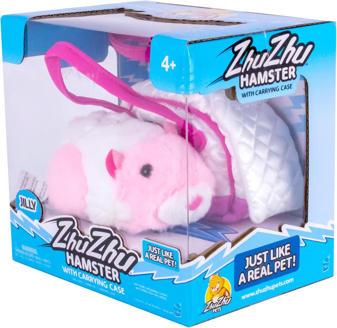 ZhuZhu City Hámster y Transportador Acolchado Jilly el