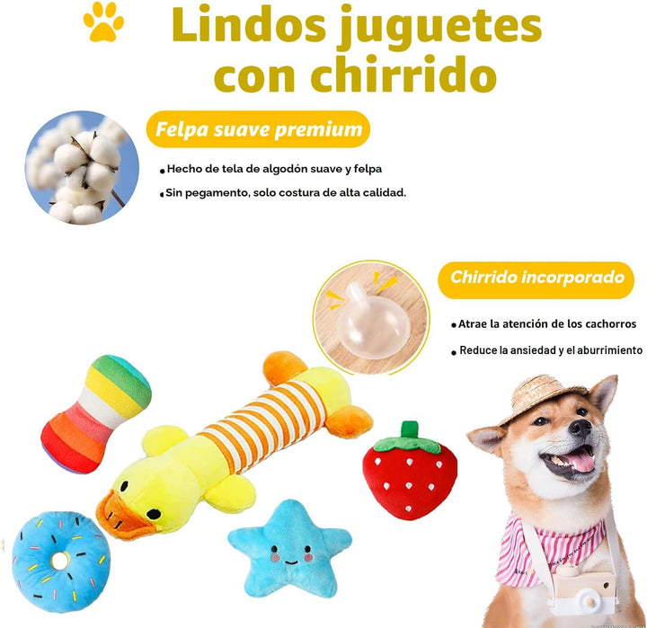 Aipper Juguetes para perros, paquete de 25 unidades para diversión...