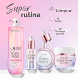 Olay Super Cream con protector solar SPF 30, hidratante facial lige...