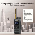 Retevis Radio DMR MateTalk P3 con auricular (paquete de 2)
