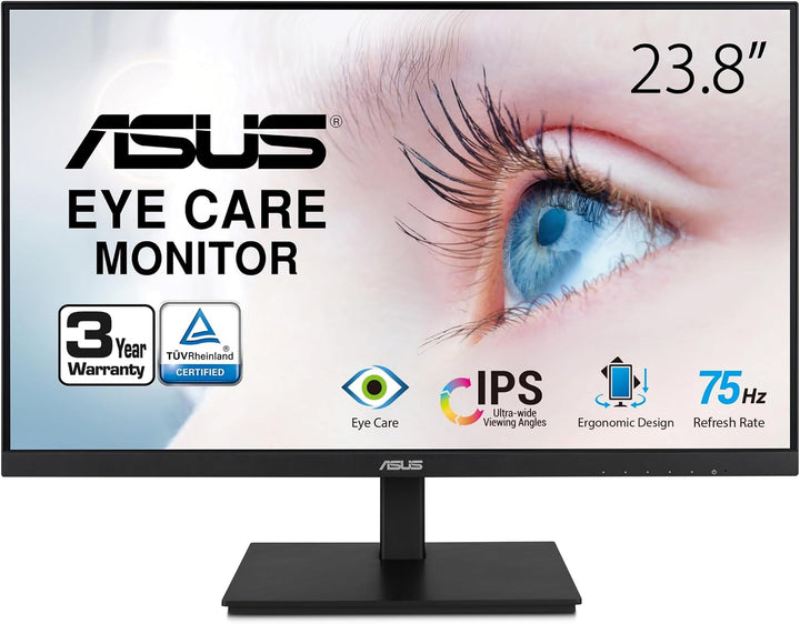 ASUS Monitor 1080P de 24 pulgadas (VA24DQSB) - Full HD, IPS, 75 Hz,...