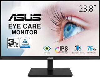 ASUS Monitor 1080P de 24 pulgadas (VA24DQSB) - Full HD, IPS, 75 Hz,...
