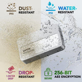 Lexar SSD portátil Go de 1 TB con concentrador, lectura de 1050 MB\...