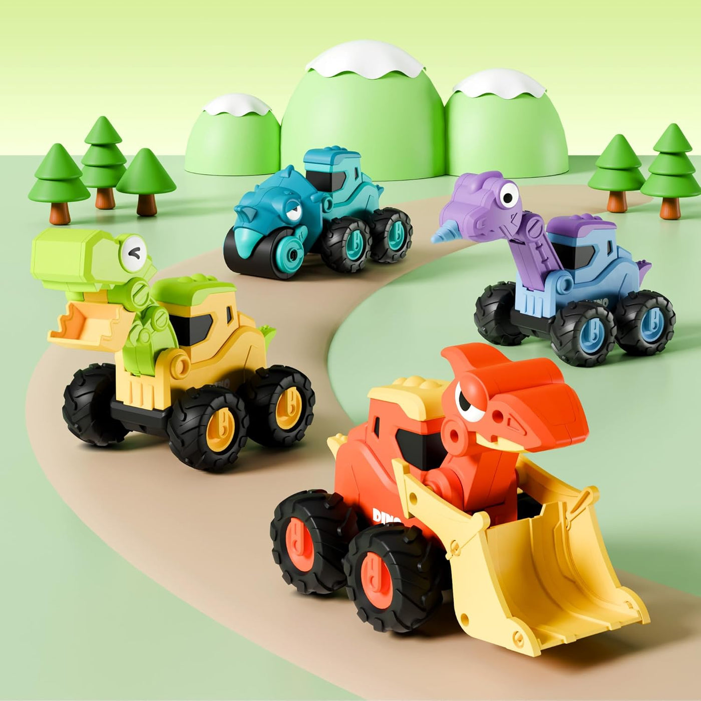 iPlay, iLearn Juguetes de Camión de Dinosaurio para Niños Pequeños,...