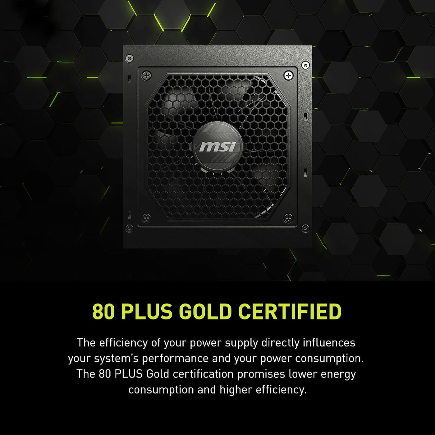 MSI MAG A750GL PCIE5, fuente de alimentación compacta totalmente mo...